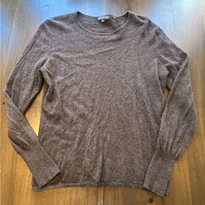 Cashmere vintage Heather Brown Crewneck Sweater